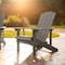 Flash Furniture Charlestown Adirondack Chair, Grey Wood, Gray Seat, Wood Back, 29.5 W 35 H JJ-C14501-LTG-GG - alternate 8